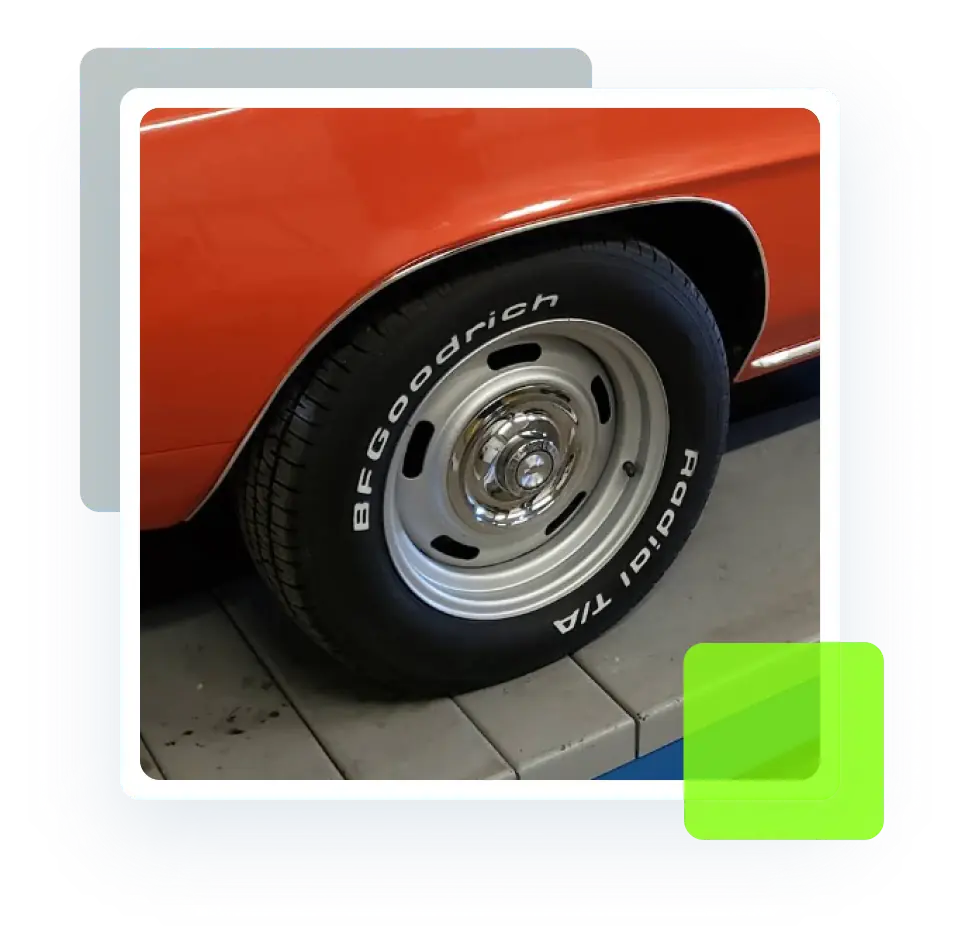 Tire Repair in North Liberty IA At Quality Car Care. a close up of a tire